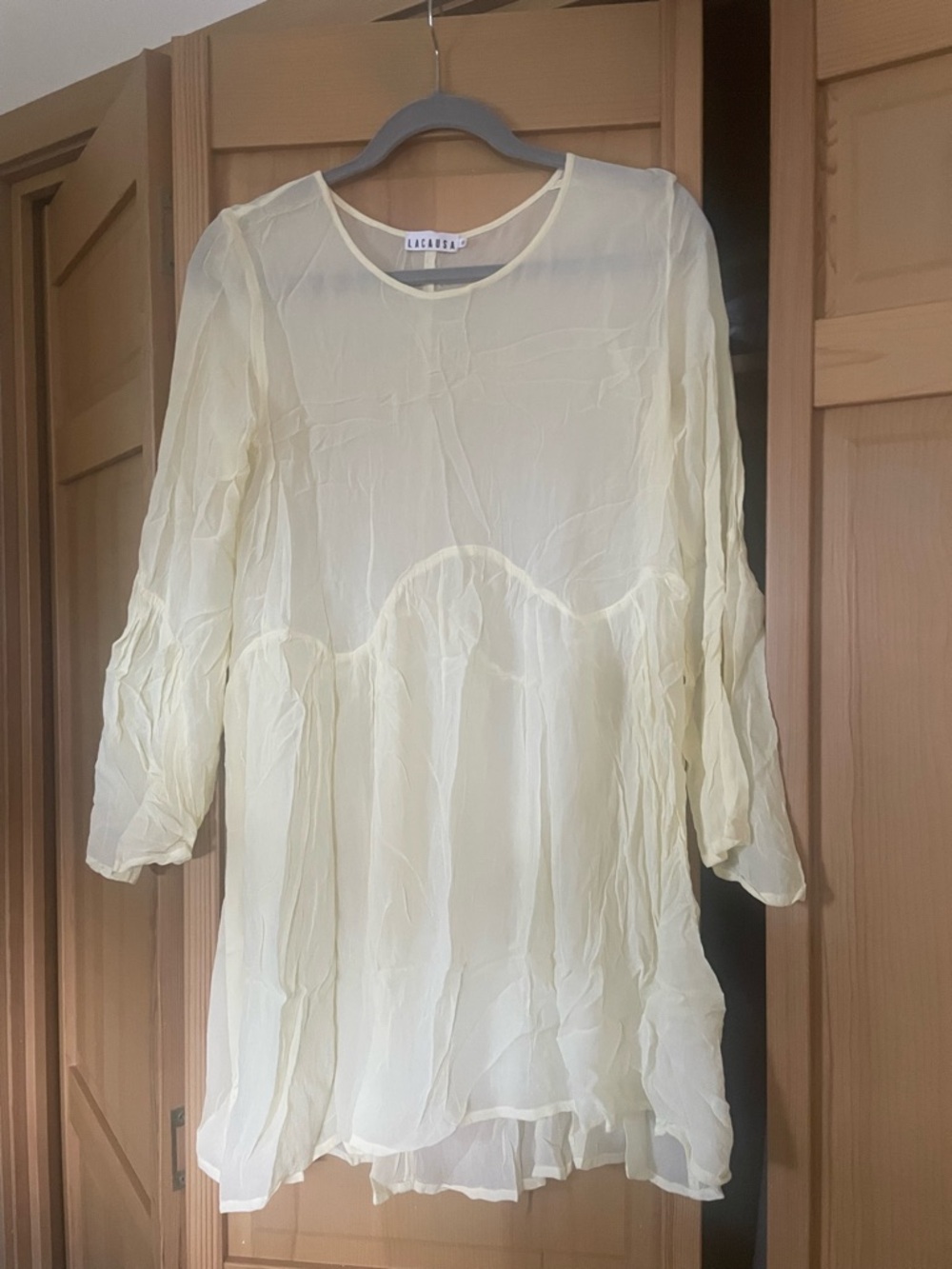 Lacausa Seashell Mini Long-Sleeve Tunic Top/Dress